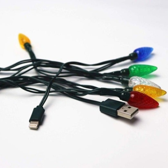 Holiday Iphone String Light Charging Cord - Picture 3 of 4